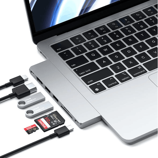Satechi - USB-C Pro Hub Slim Adapter (silver) - Image 6