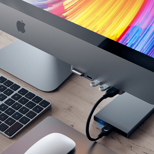 Satechi - USB-C Clamp Hub Pro for iMac (space grey)    - Image 5