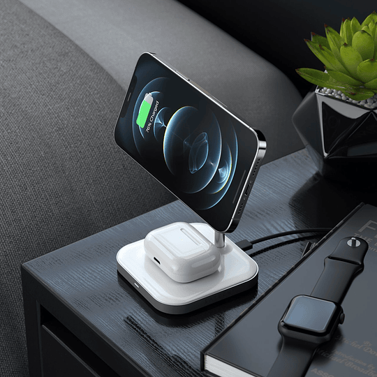Satechi - 2-in-1 Magnetic Wireless Charging Stand - Image 7
