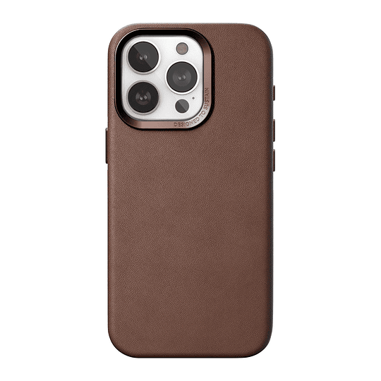 Woodcessories - MagSafe Bio Leather iPhone 15 Pro (brown) - Image 1