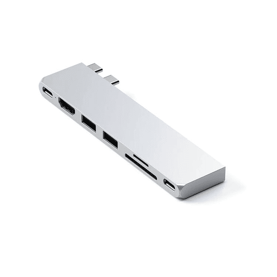 Satechi - USB-C Pro Hub Slim Adapter (silver) - Image 1