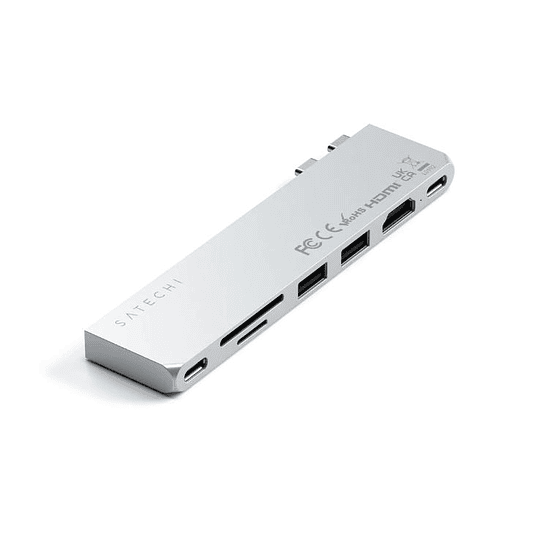 Satechi - USB-C Pro Hub Slim Adapter (silver) - Image 2