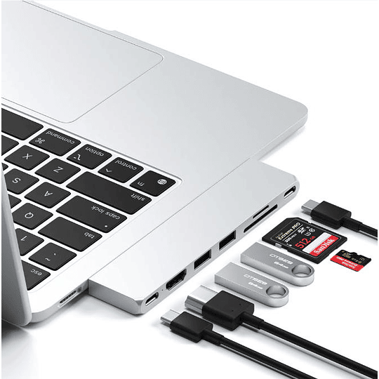 Satechi - USB-C Pro Hub Slim Adapter (silver) - Image 5