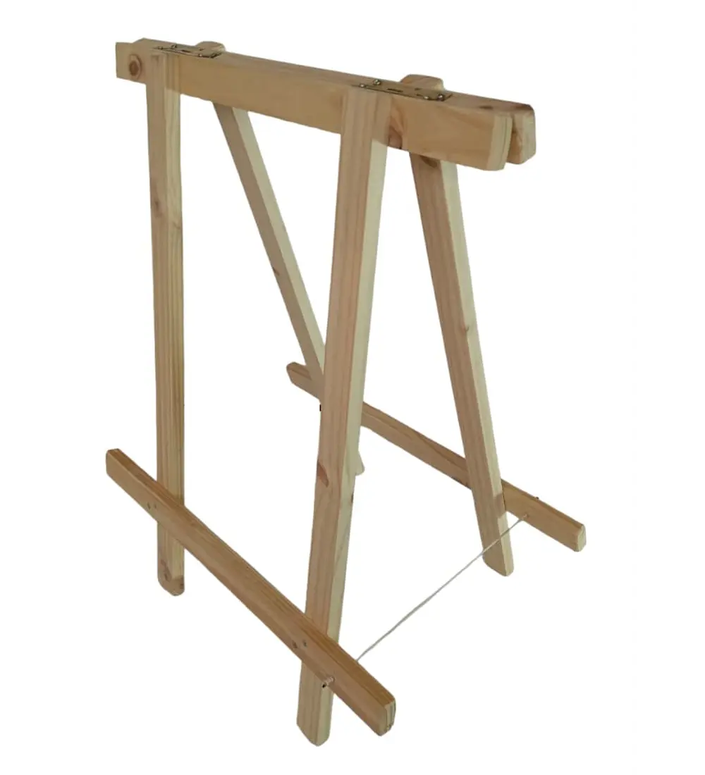 Caballete plegable de madera