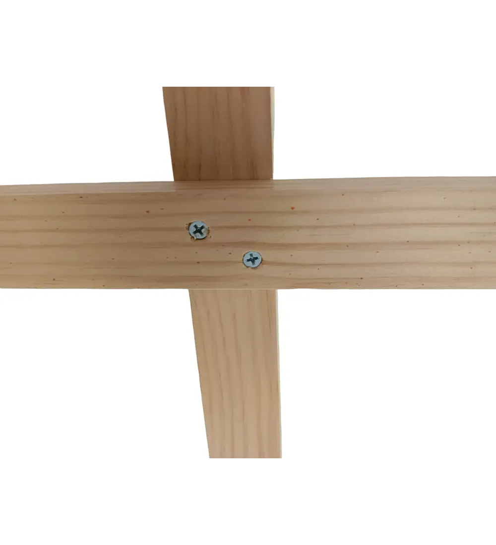 Caballete plegable de madera
