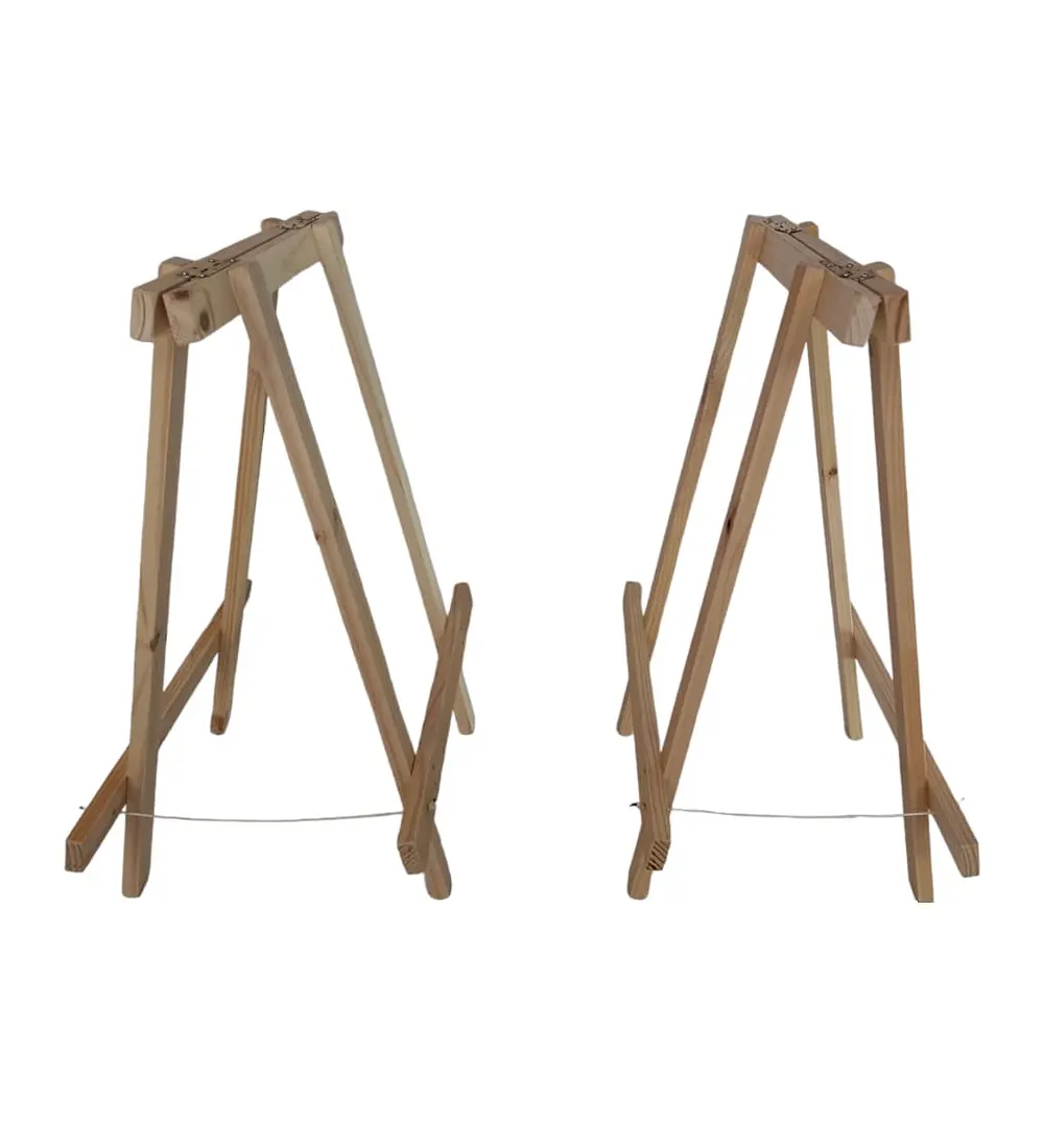 Caballete plegable de madera