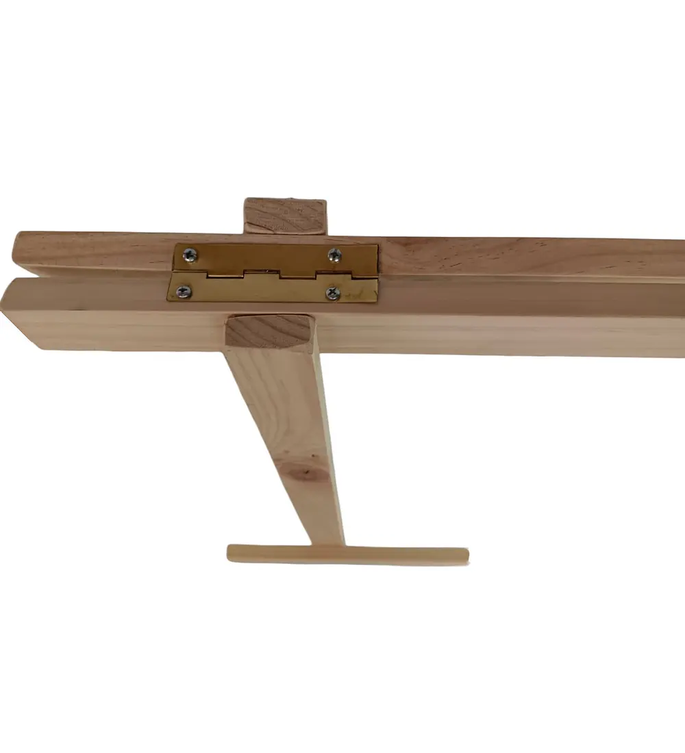 Caballete plegable de madera