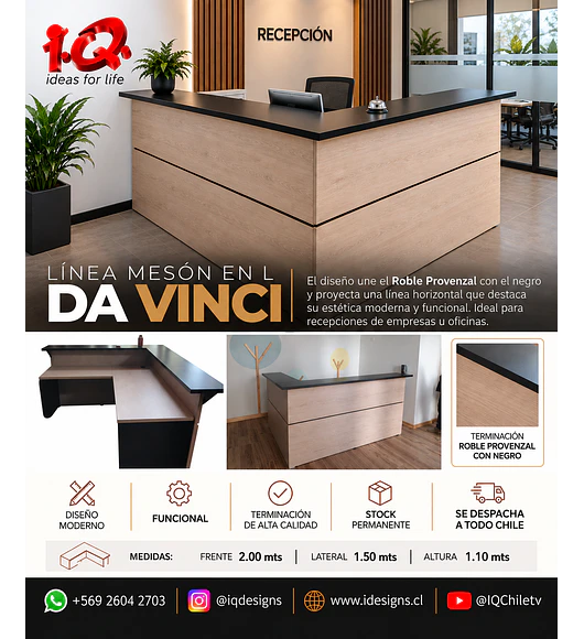 Meson de recepcion Da Vinci 