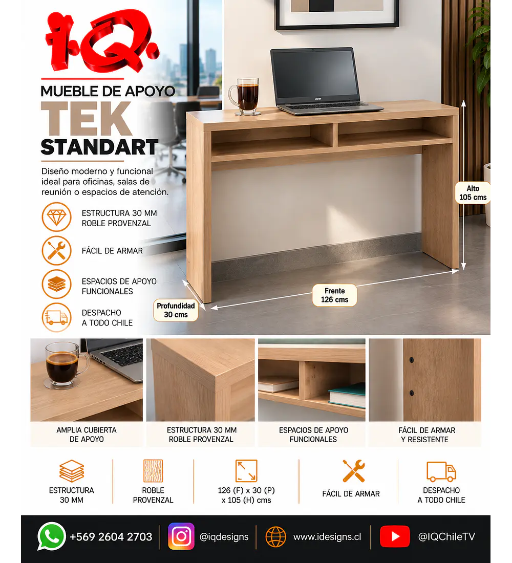 Mueble de arrimo para cafe TEK Standart