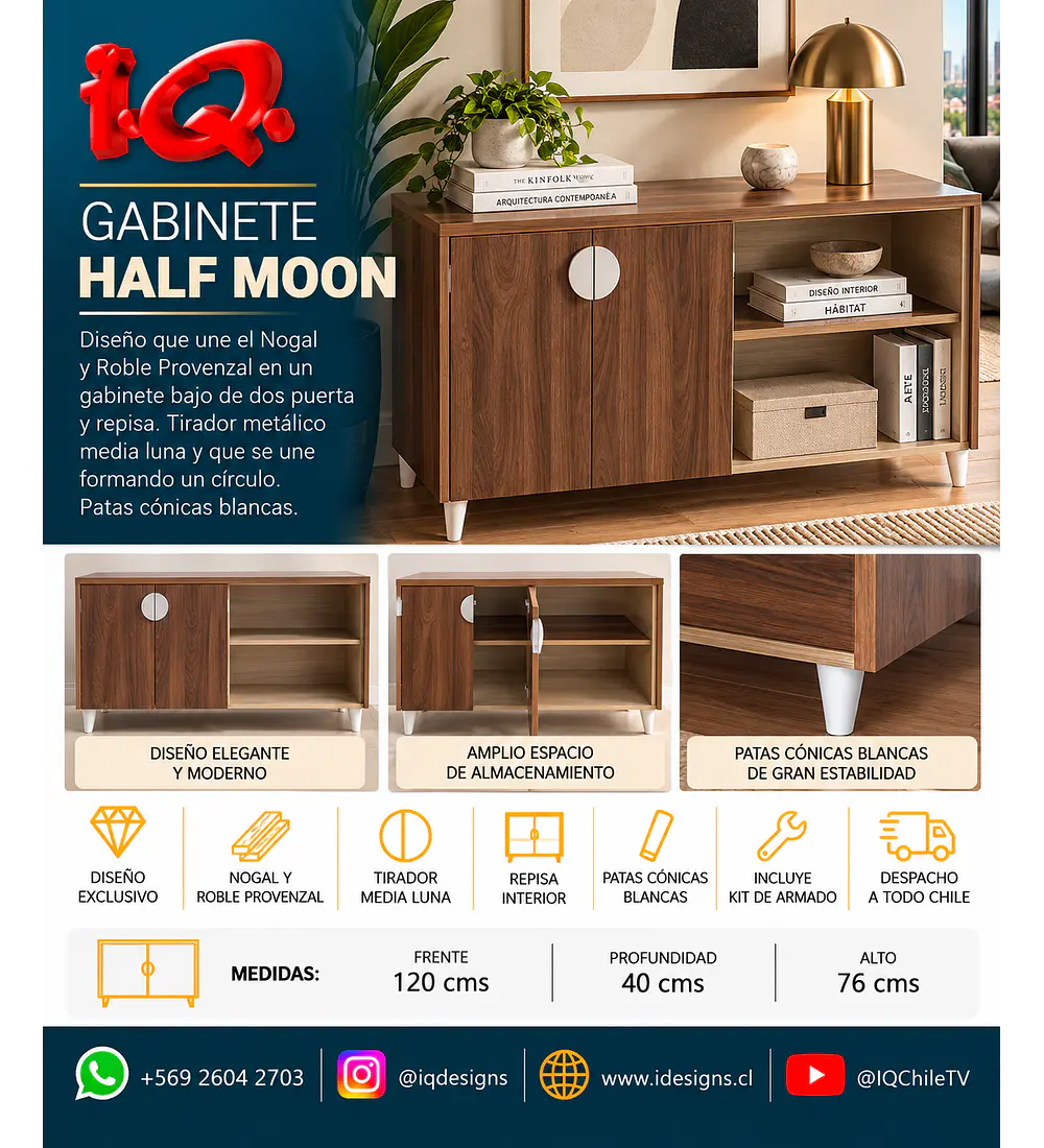 Gabinete HALF MOON