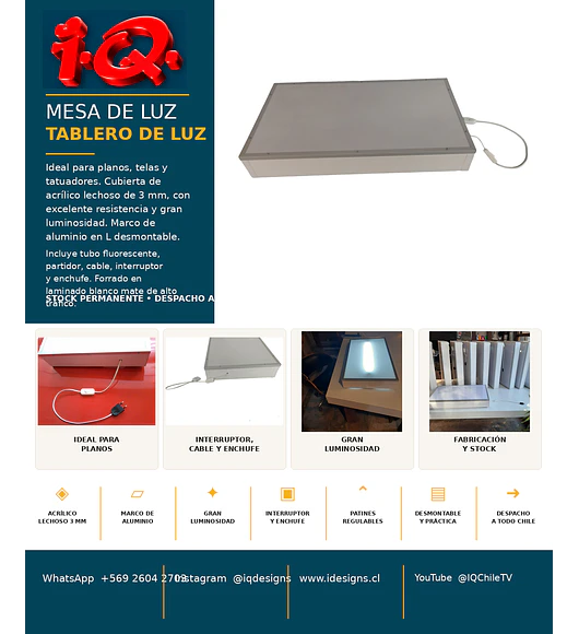 Tablero de luz
