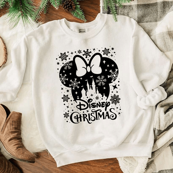 Camisola Sweat Disney Natal Personalizada