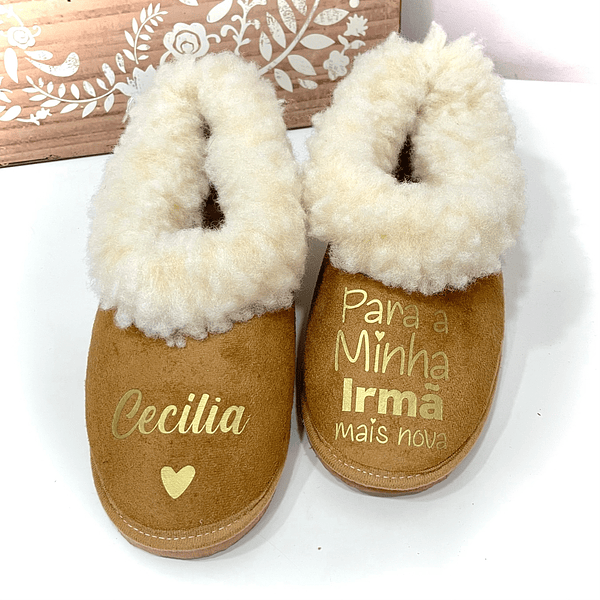 Pantufas Personalizadas Irmã