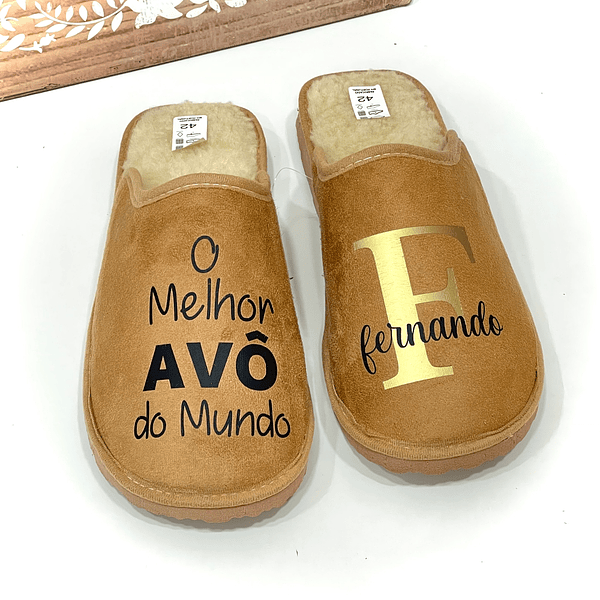 Chinelos Personalizados Melhor Avô