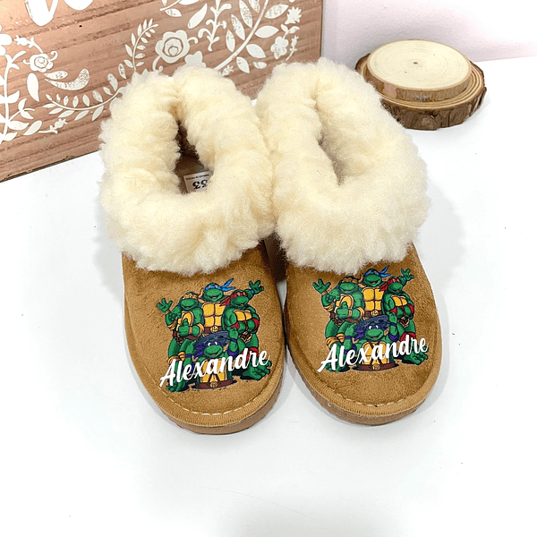 Pantufas Personalizadas Tartarugas Ninjas