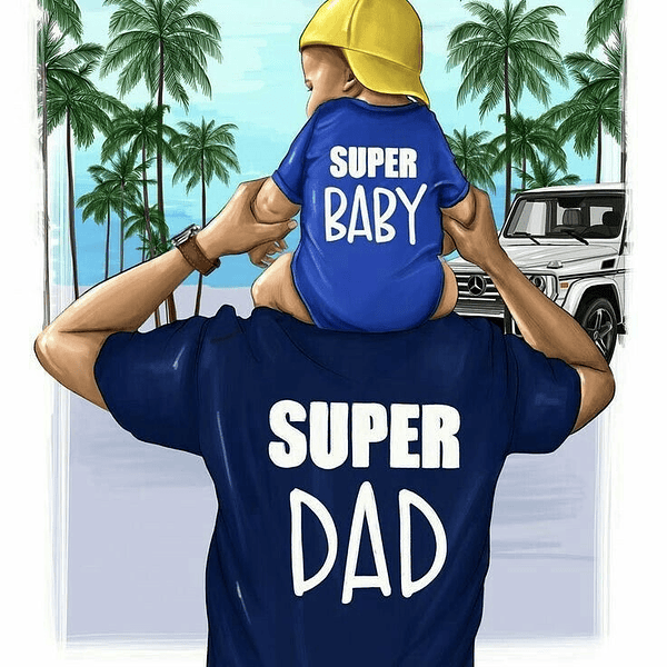 T-shirts Personalizada - Super Dad