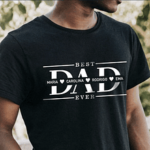 T-shirts Personalizada - Best Dad Ever 