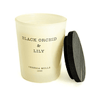 Vela Premium 230Grs . Black Orchid & Lily . CERERIA MOLLA 1899