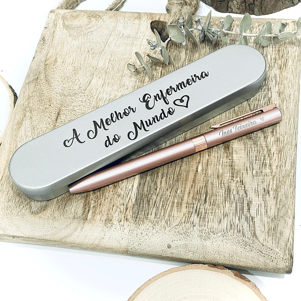 Estojo + Caneta Personalizados . Enfermeira