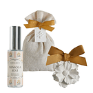 Cofret Mathild M. Gesso Perfumado + Spray Tecidos + Saquinho Perfumado . Mimosa Joli