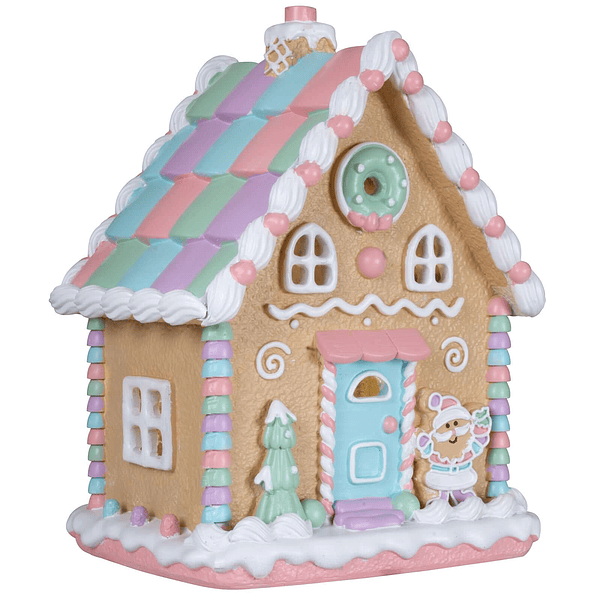 Casa Bolacha Gengibre Candy com Luz Led 
