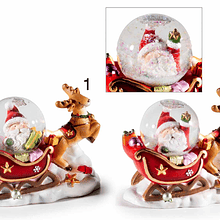 Bola Neve Trenó . Pai Natal