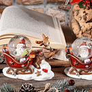 Bola Neve Trenó . Pai Natal