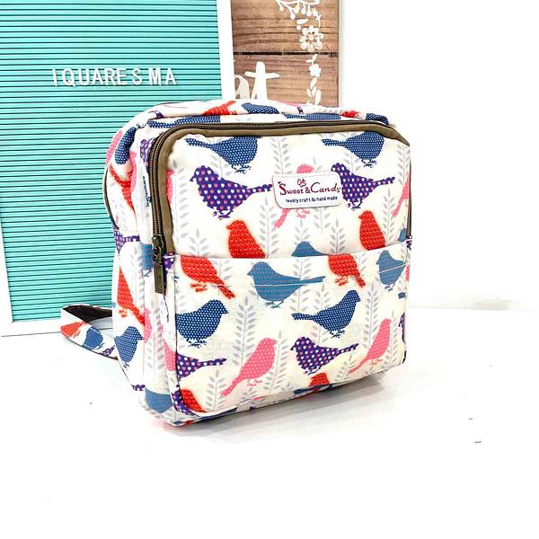 Mini Mochila Passarinhos