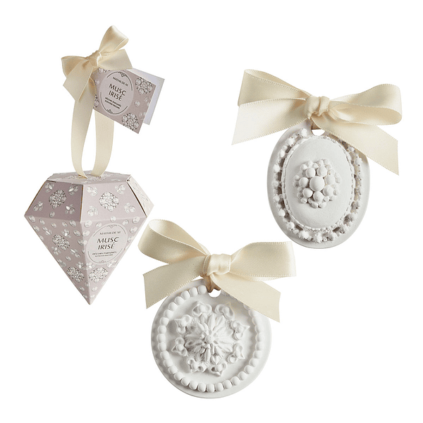 Cofret  Diamante Mathild M. Gesso Perfumado . Musc Irisé