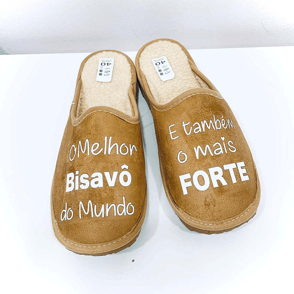 Chinelos Personalizados Melhor Bisavô 