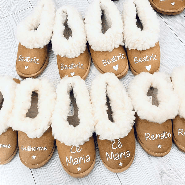 Pantufas Personalizadas Nome