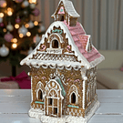 Casa Bolacha Gengibre com Led Clayre & Eef 6PR5833