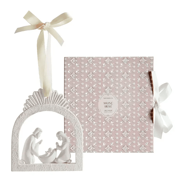 Presépio de Natal em Gesso Perfumado Mathilde M . Musc Irisé