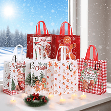 Saco Tecido Não Tecido . Bolachas Gengibre