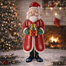 Pai Natal Metal c/ Presentes 80 cm
