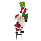 Pai Natal Metal c/ Presentes 100 cm