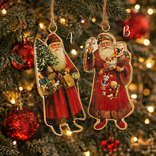 Pai Natal em Metal para Pendurar