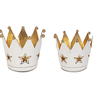 Coroa em Metal Porta Vela . TonoSuTono