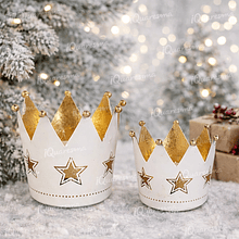 Coroa em Metal Porta Vela . TonoSuTono