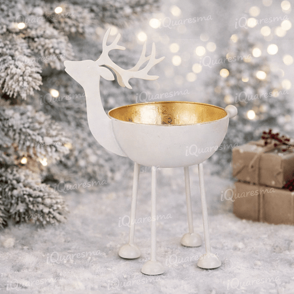 Rena em Metal Porta Vela . TonoSuTono