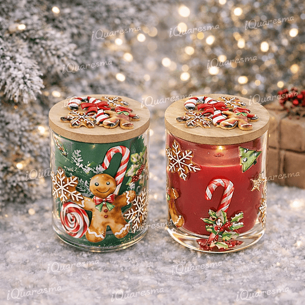 Vela Bolacha de Gengibre Canela . TonoSuTono