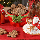 Pote Cupcake em Cerâmica . Pai Natal