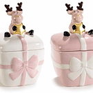 Pote Rena em Cerâmica . Duas Cores