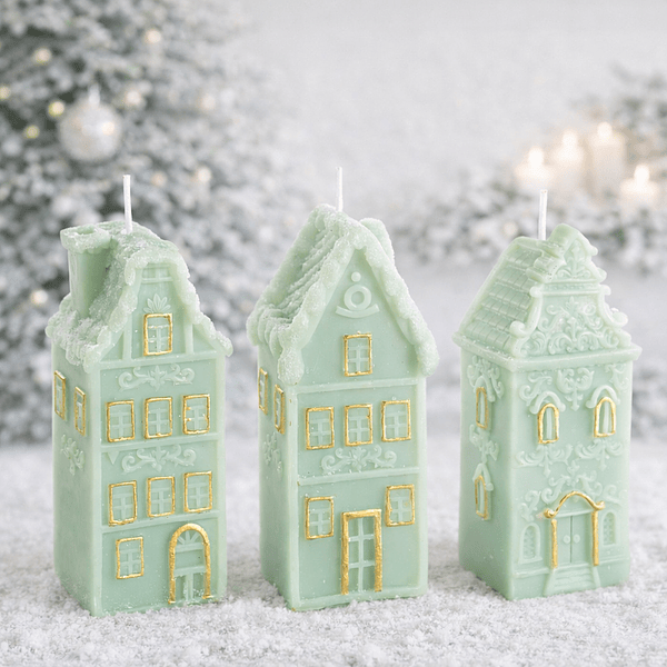 Vela Casinha . 3 Modelos