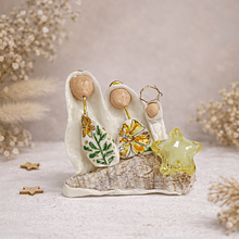 Mini Presépio Flores . Artesanal . Peça de Autor