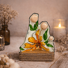 Mini Presépio Flor . Artesanal . Peça de Autor