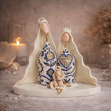 Presépio Bordado de Viana . Artesanal . Peça de Autor