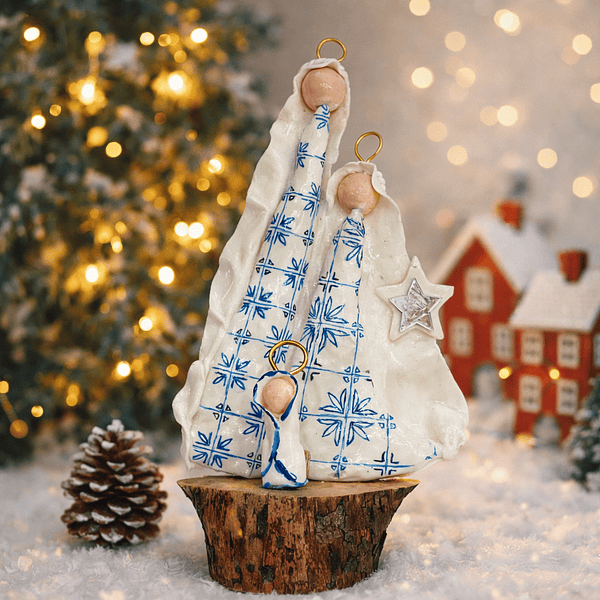 Presépio Azulejos . Artesanal . Peça de Autor