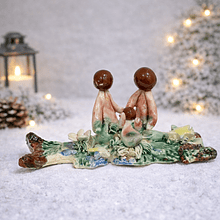 Presépio Bacalhau . Artesanal . Peça de Autor . Rota do Figurado