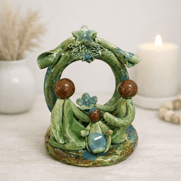 Presépio Arco . Artesanal . Peça de Autor . Rota do Figurado